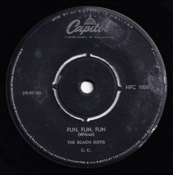 The Beach Boys - Fun, Fun, Fun   (7")