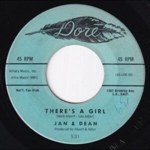Jan & Dean - There's a Girl   (7")