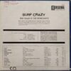 Bob Vaught & The Renegaids - Surf Crazy   (LP) - Image 2