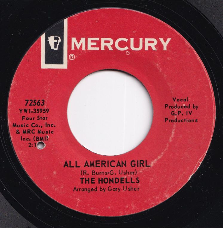 The Hondells - All American Girl   (7")